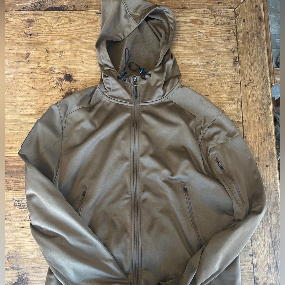 5.11 tactical reactor FZ full zip hoodie Battle Brown color XL